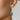 Silver Emerald Tablet Earrings - Azadi Adornments