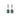 Silver Emerald Tablet Earrings