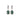 Silver Emerald Tablet Earrings - Azadi Adornments
