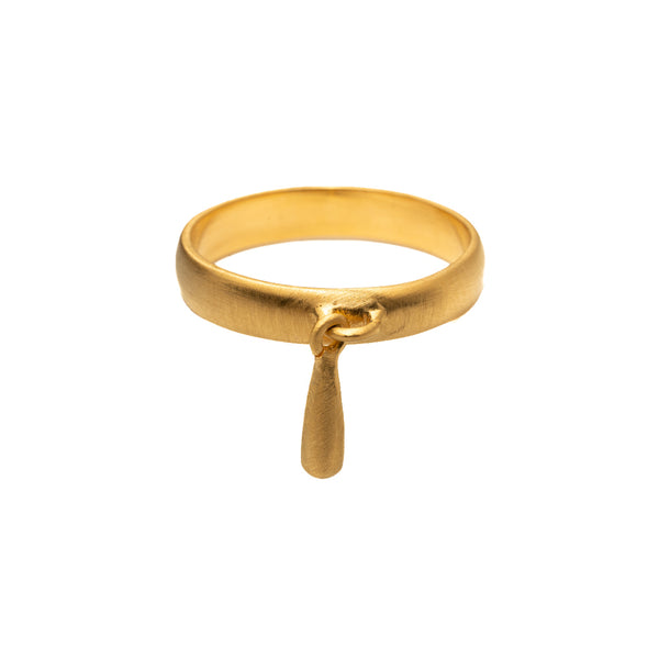 Gold Durga Ring